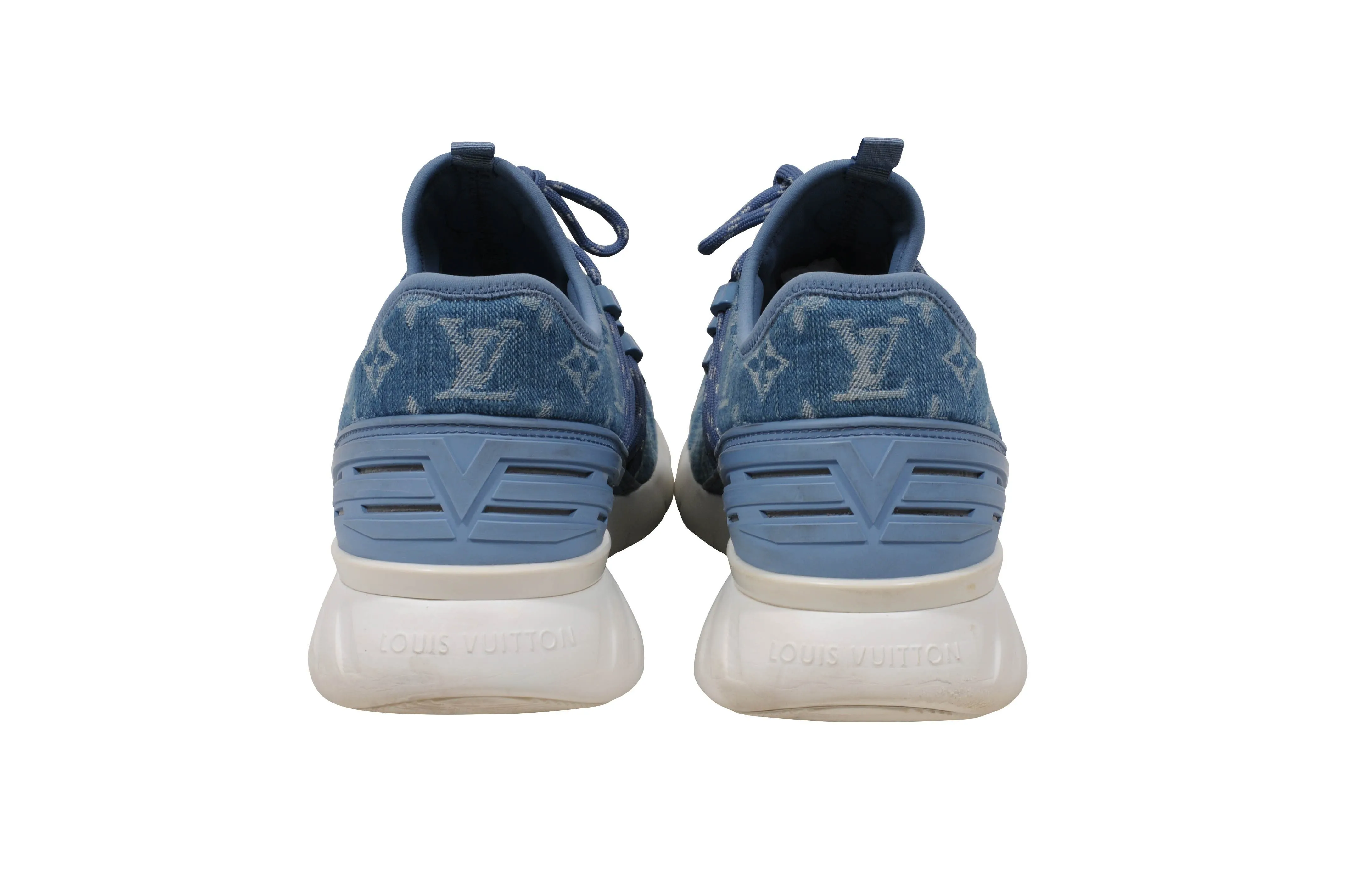 Monogram Denim Fastlane Low Top Sneakers