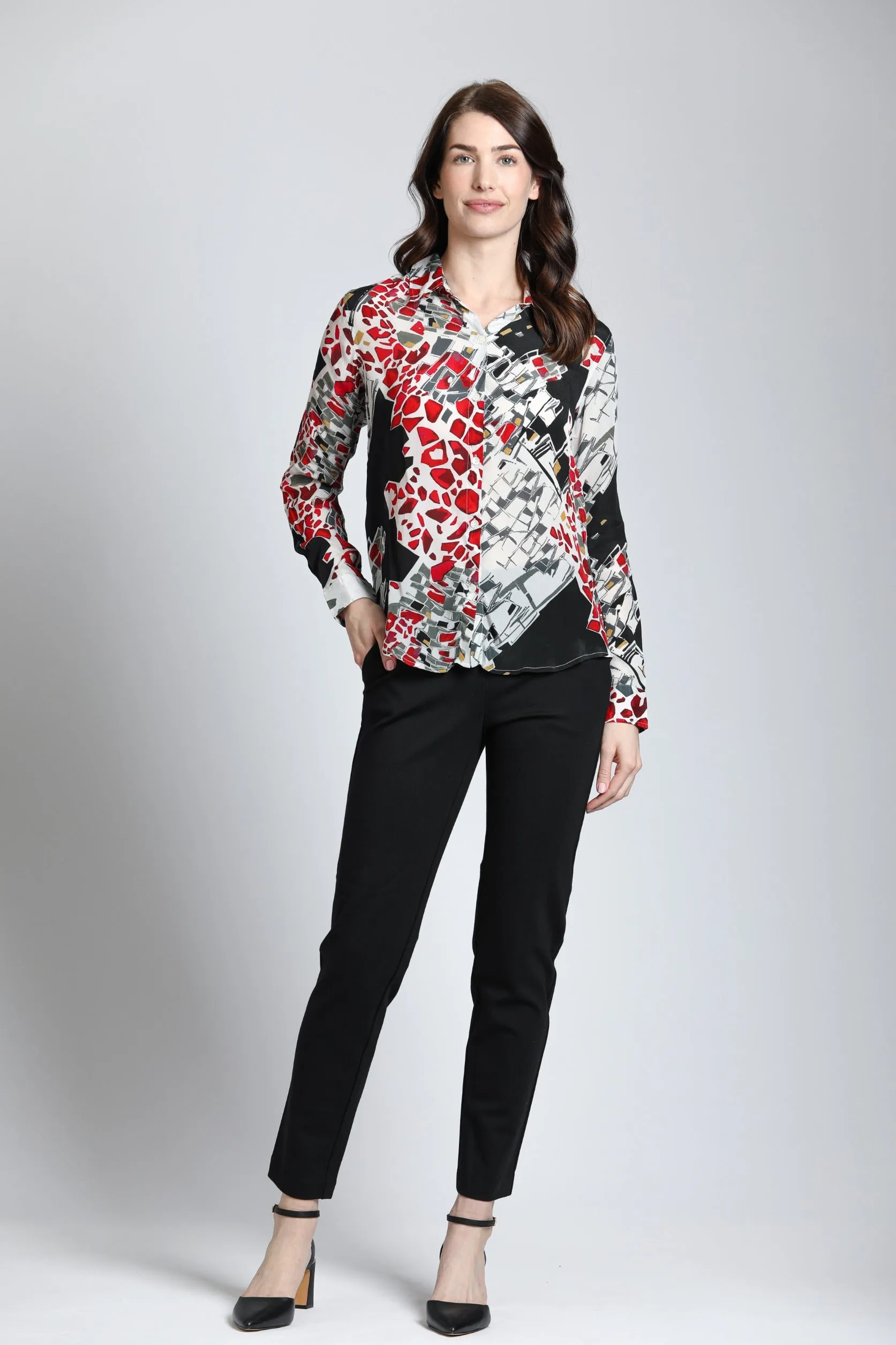 Pull-on Ponte Trouser